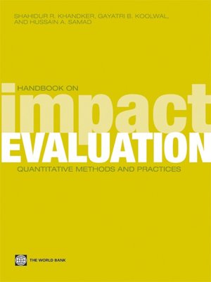 cover image of Handbook on Impact Evaluation